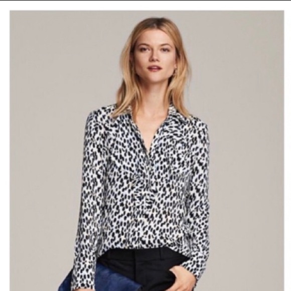 Banana Republic Large Tall Leopard Print - Picture 1 of 7